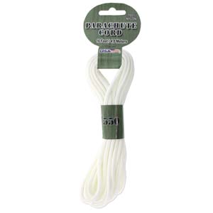 White Craft Paracord - 16ft - 4mm